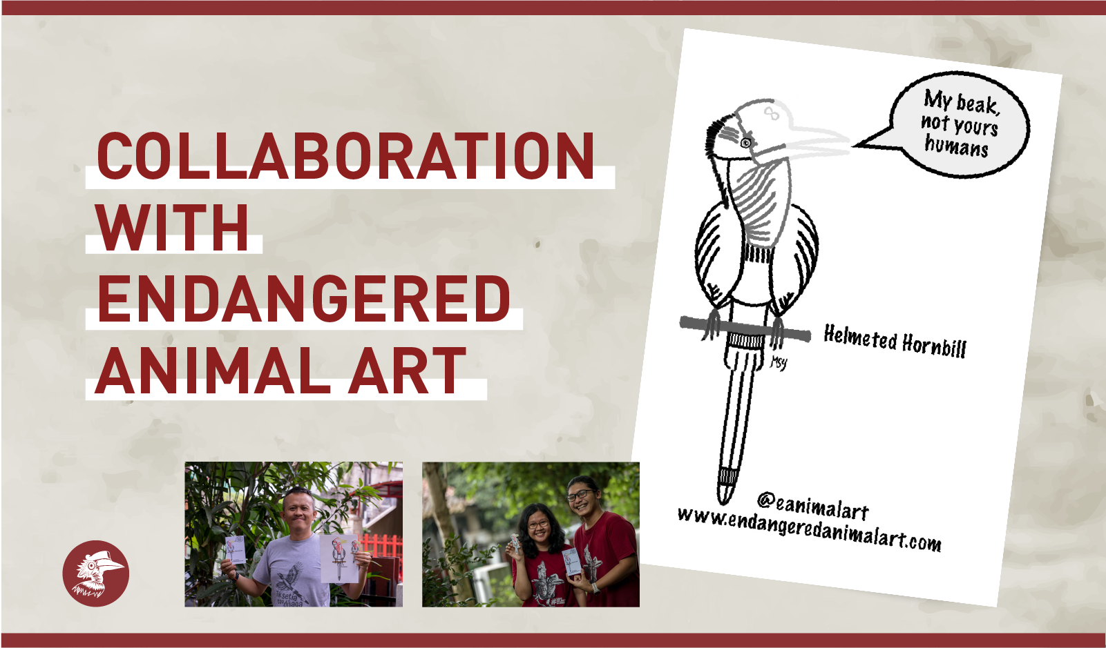 Collaboration with Endangered Animal Art